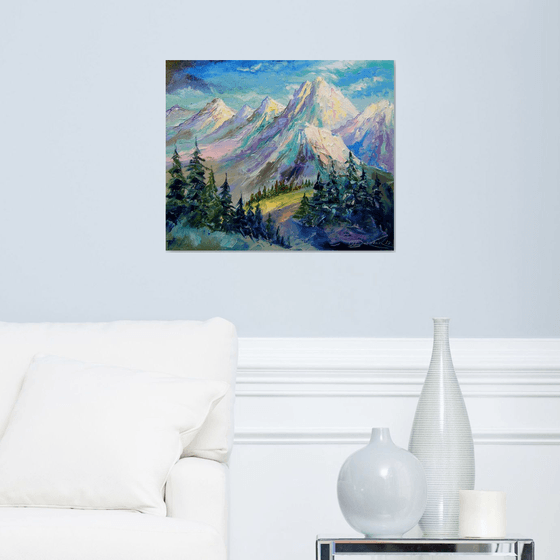 Snowy mountains