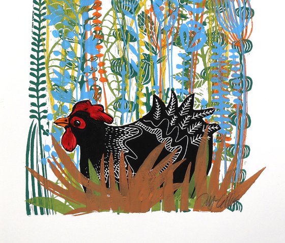 Happy Hens, print set