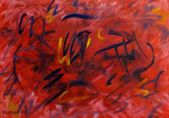 Abstraction in red
