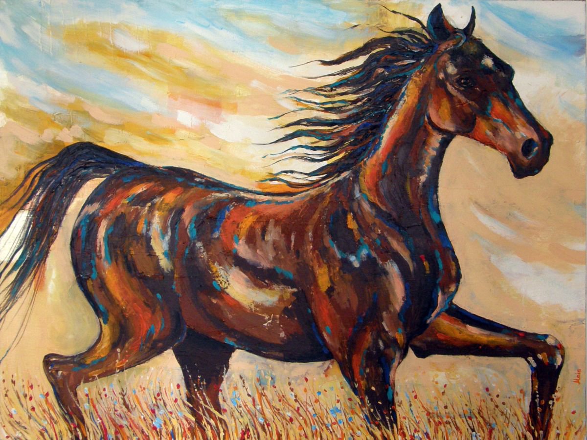 Wild Stallion by Maia Nikolov