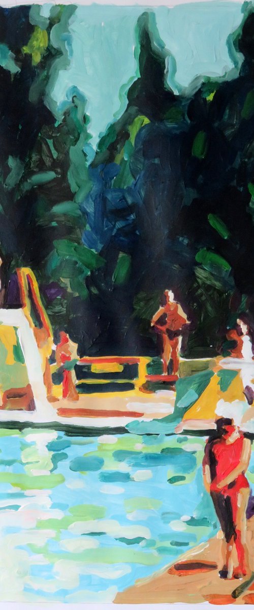 Lido in the woods by Stephen Abela