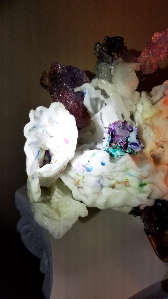 Abstract Ocean Fantasy Corals Lighted Sculpture