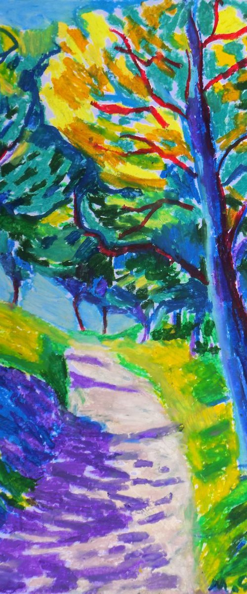 Shadows and treetops by Maja Grecic