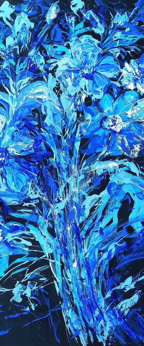 Garden in Blue 4 by Katia Solodka