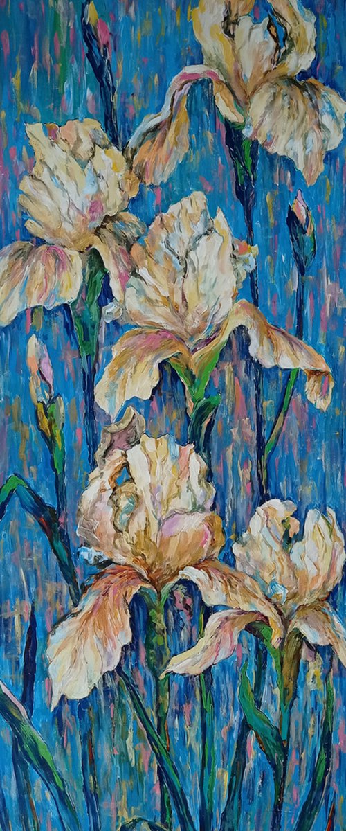 irises by Irina Tolstikova