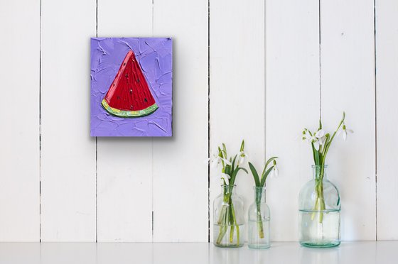 Watermelon slice (violet)