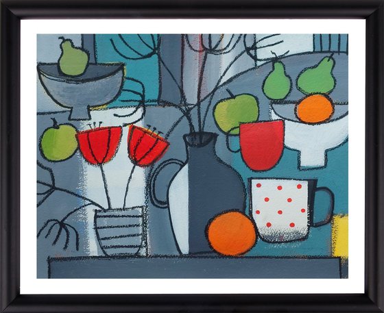 Still Life and Oranges III