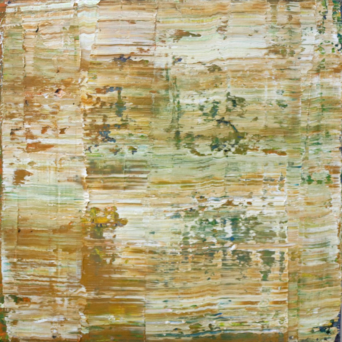 Abstract Oil Painting By Koen Lybaert, 35 X 35", Abstract N°2881, Original Artwork