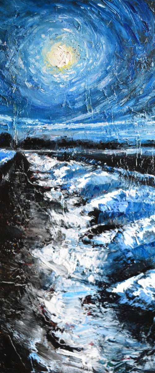 Full Moon by Valeriia Radziievska