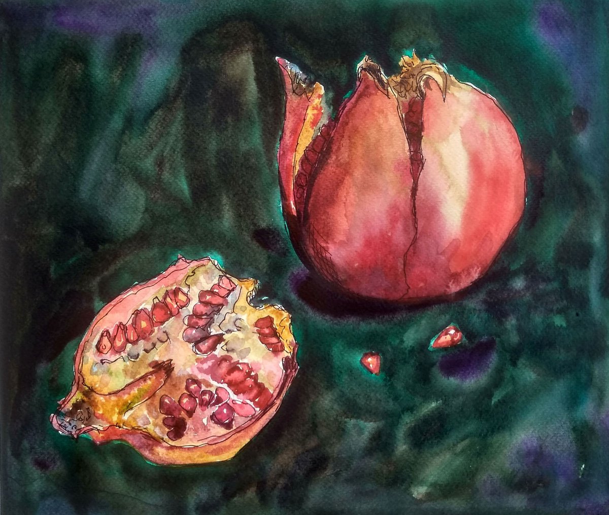 Pomegranate by Ann Krasikova