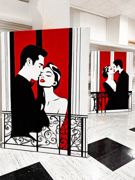 Lovers in a Parisian Window