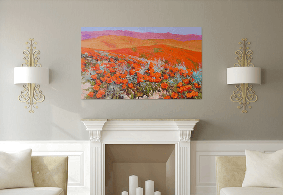 Valley of Poppies, California