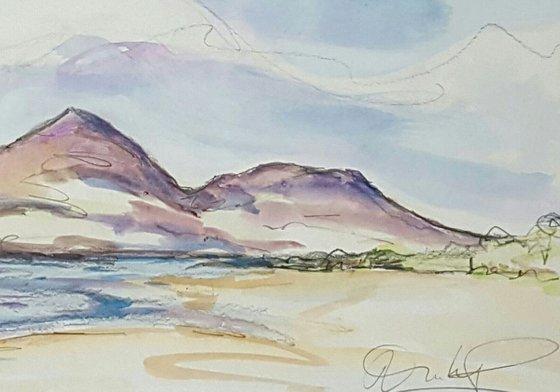 The Mountains of Mourne from Murlough Bay