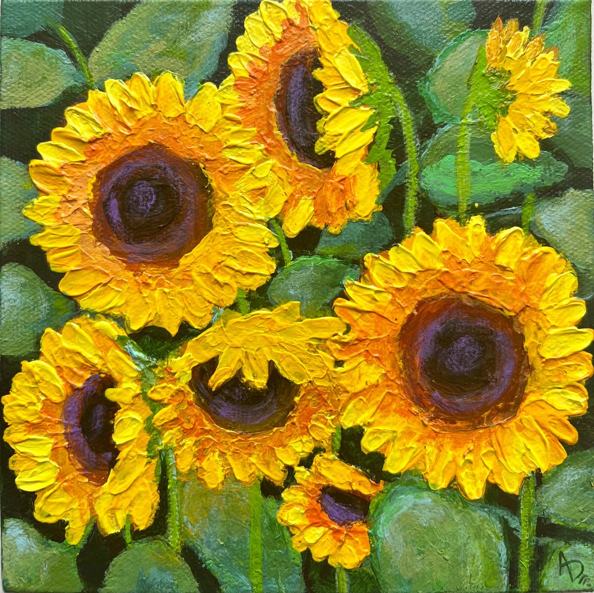 Sunflowers from the Garden by Amita Dand