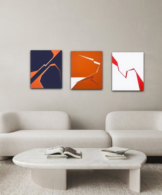 Fracture Sequence Triptych