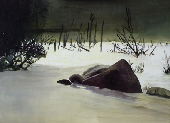 MICHAEL B. SKY, "Evolution 2", original, oil, painting, UNIQUE ITEM