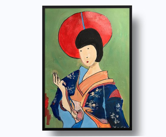 Japanese beauty. Geisha. #7
