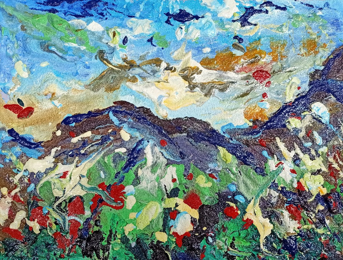 Montagne Liquide By Antonino Puliafico, 16 X 12, Artwork For Sale On Artfinder