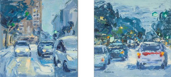 Diptych (urban landscape)