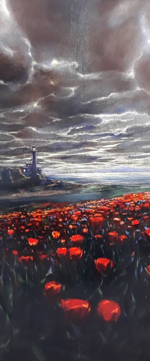 LIGHTHOUSE OF THE POPPIES by Rafael Carrascal