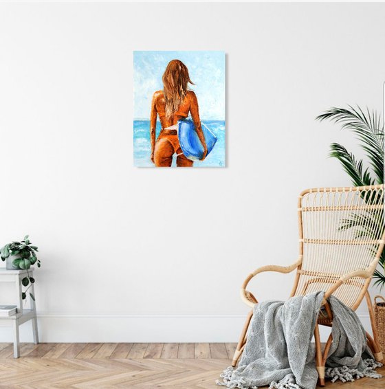 Fresh wind Surfer Girl