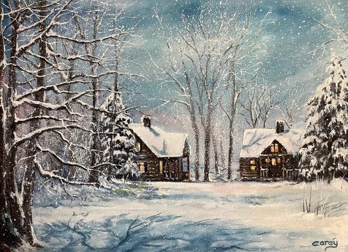 Winters retreat by Darren Carey