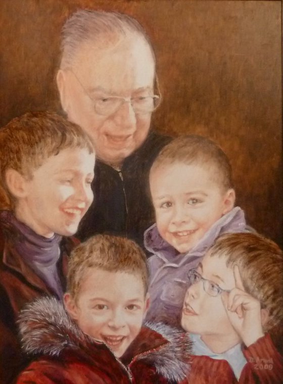 Grandpa and his grandsons