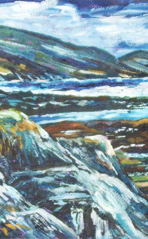 Storm over Niarbyl - Isle of Man by Max Aitken