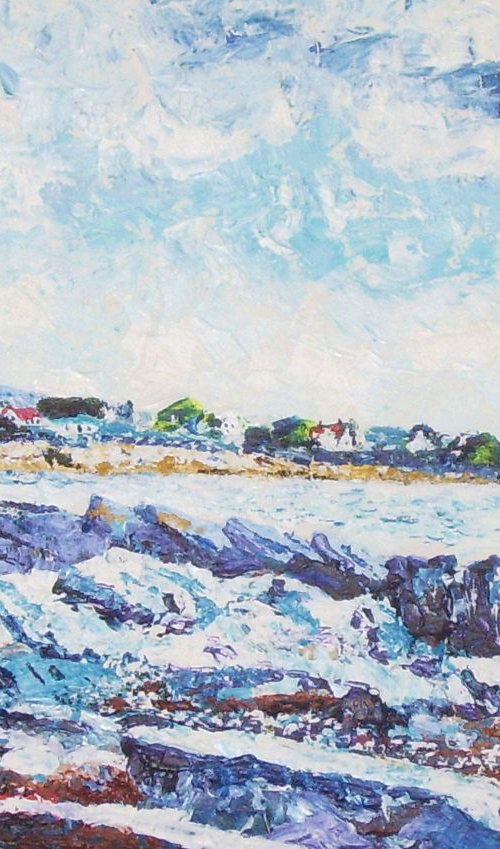 Gansey Beach Isle of Man by Max Aitken