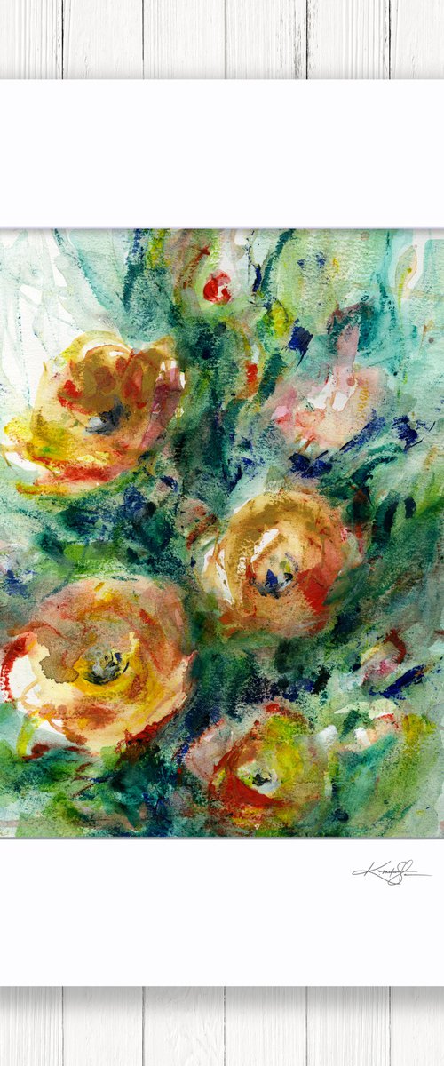 Floral Lullaby 6 by Kathy Morton Stanion