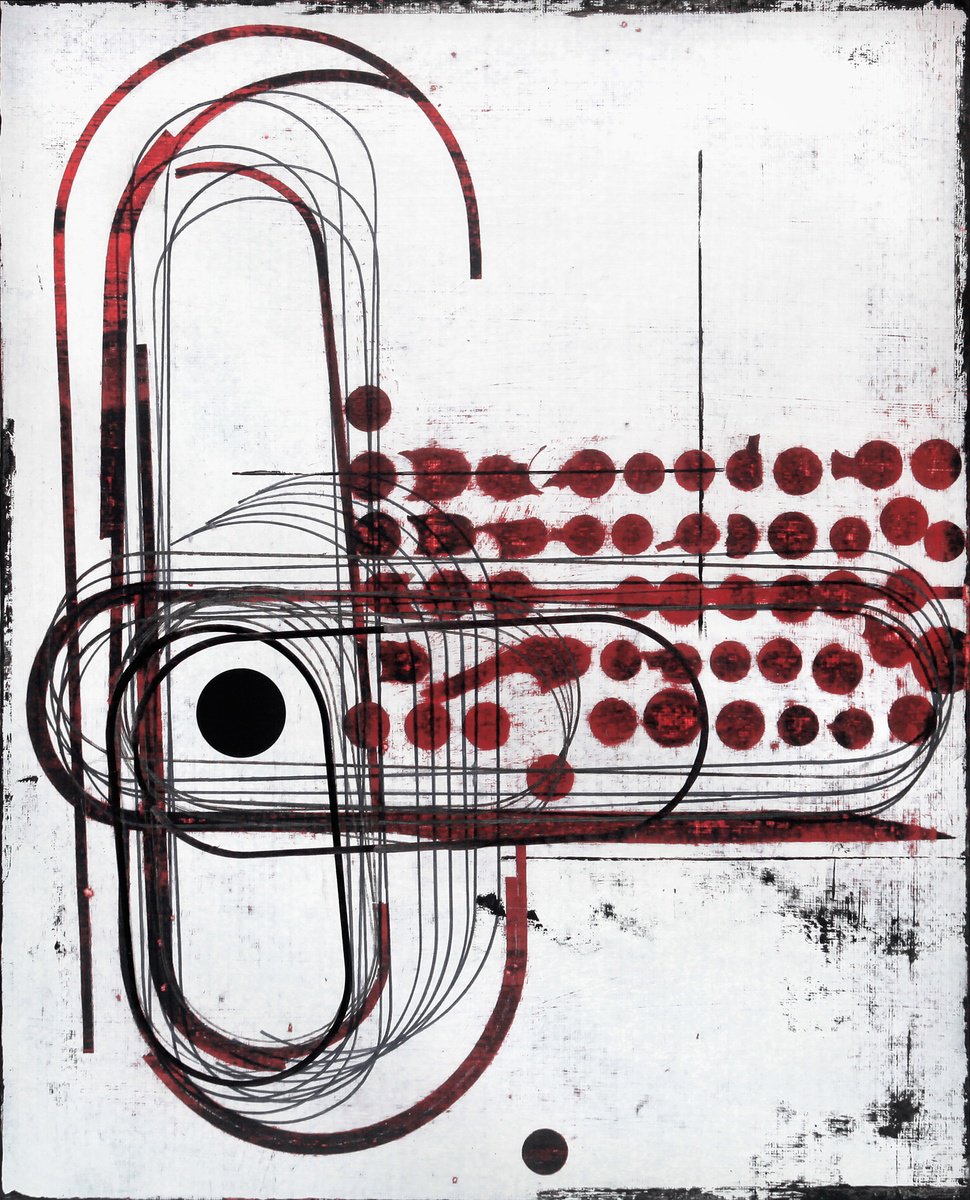 Expressive Painting , At The Treshold 1. By Petr Strnad, 16 X 20, Artwork For Sale On Artfinder