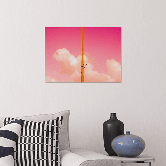 The Pink Half | Limited Edition Fine Art Print 1 of 10 | 45 x 30 cm