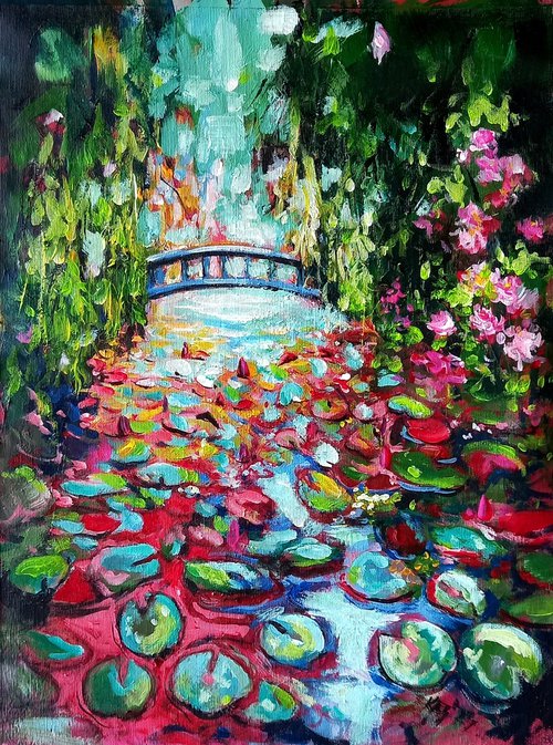Monets garden by Kovács Anna Brigitta