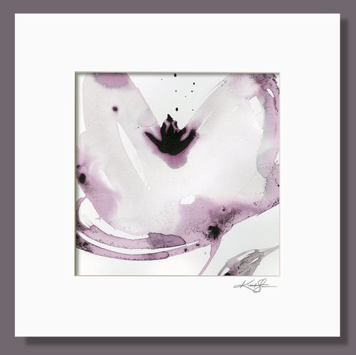 Organic Impressions 712 - Abstract Flower Painting by Kathy Morton Stanion by Kathy Morton Stanion
