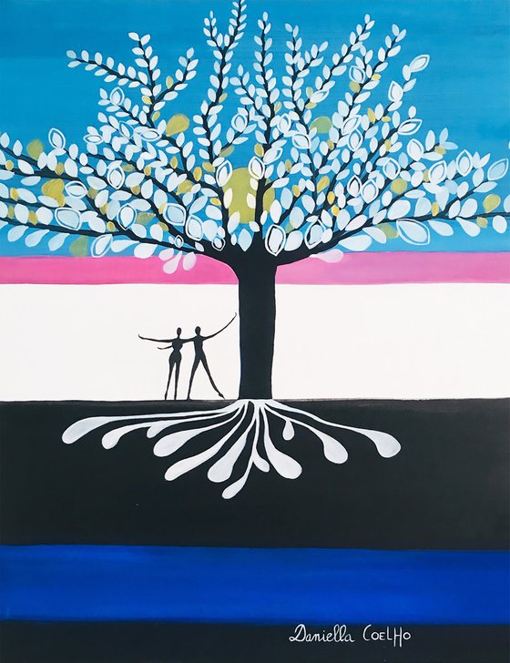Arbre de vie et acrobates