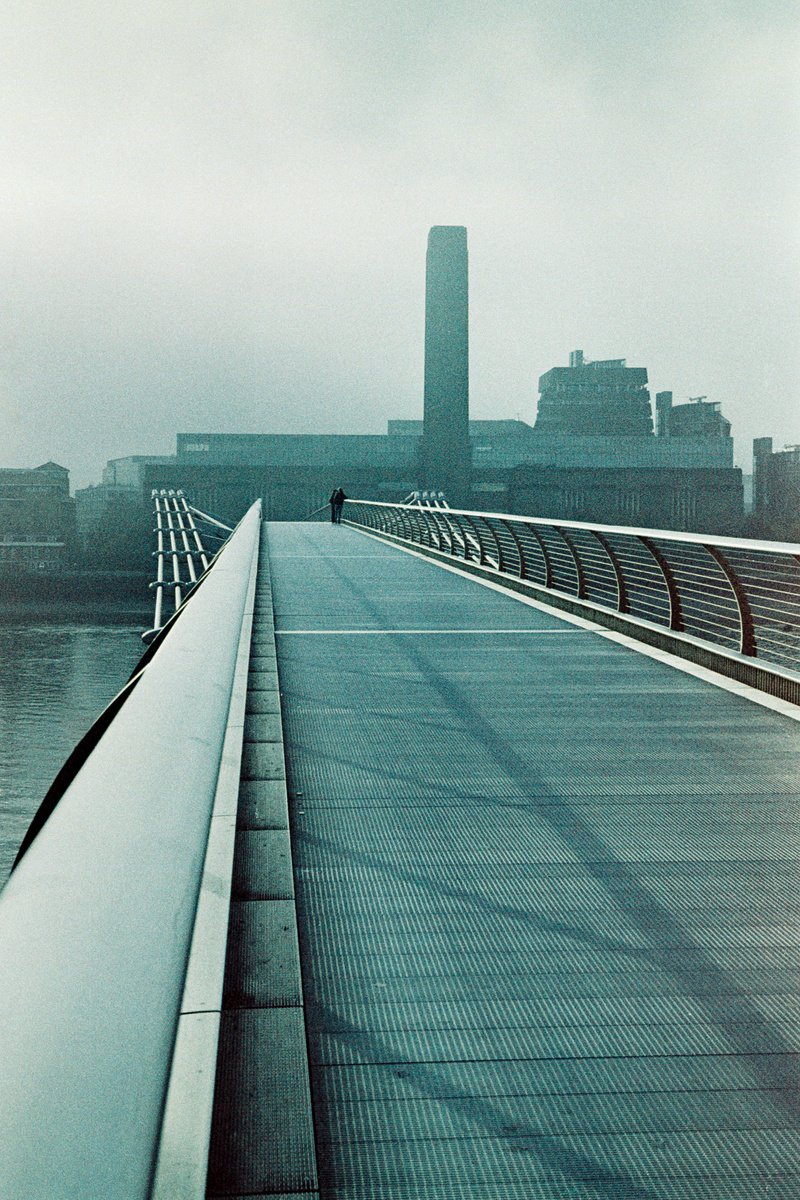 Tate Modern & Millennium Bridge, London by Paula Smith