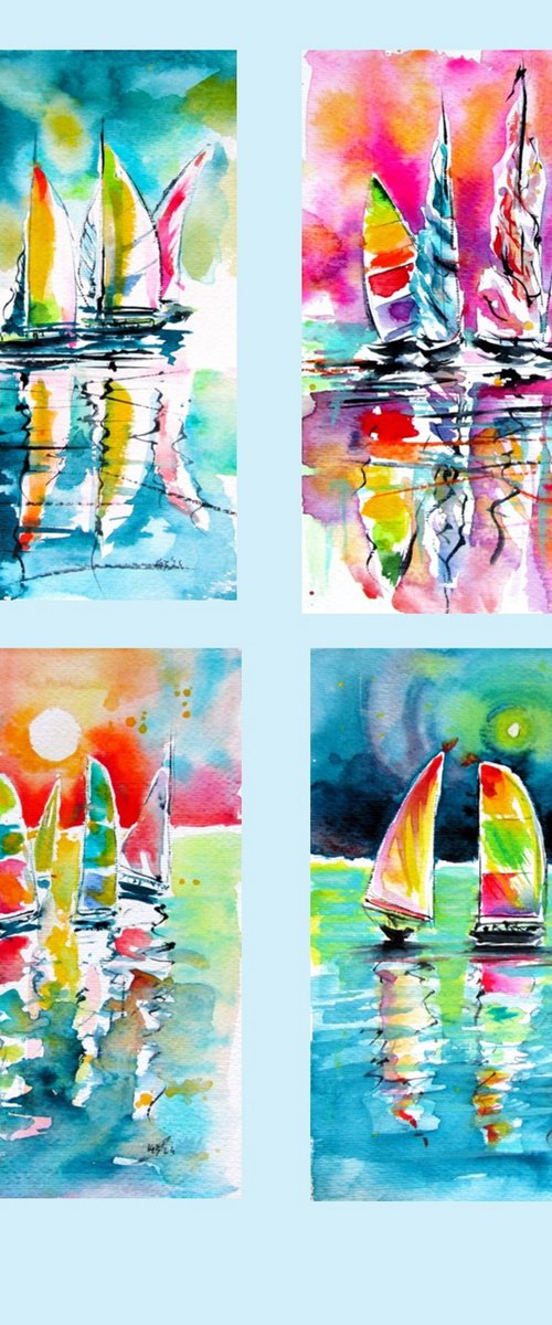 Sailboats collection by Kovács Anna Brigitta