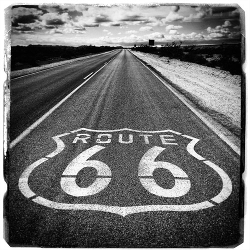 Route 66, Mojave by Heike Bohnstengel