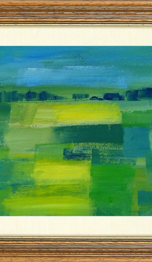 Rapeseed Fields, Hampshire III by Jan Rippingham
