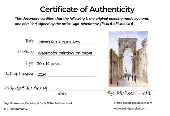 Lisbon's Rua Augusta Arch