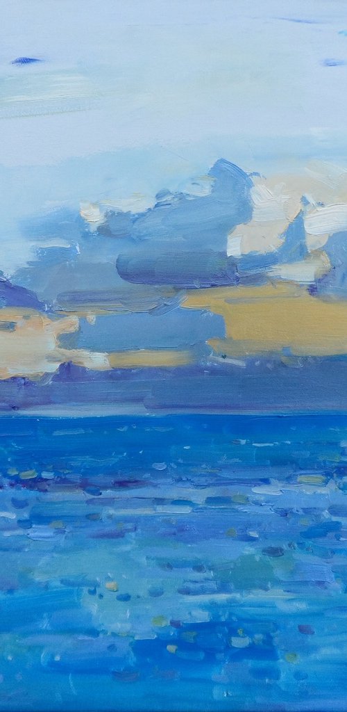 " Clouds over the sea " by Yehor Dulin