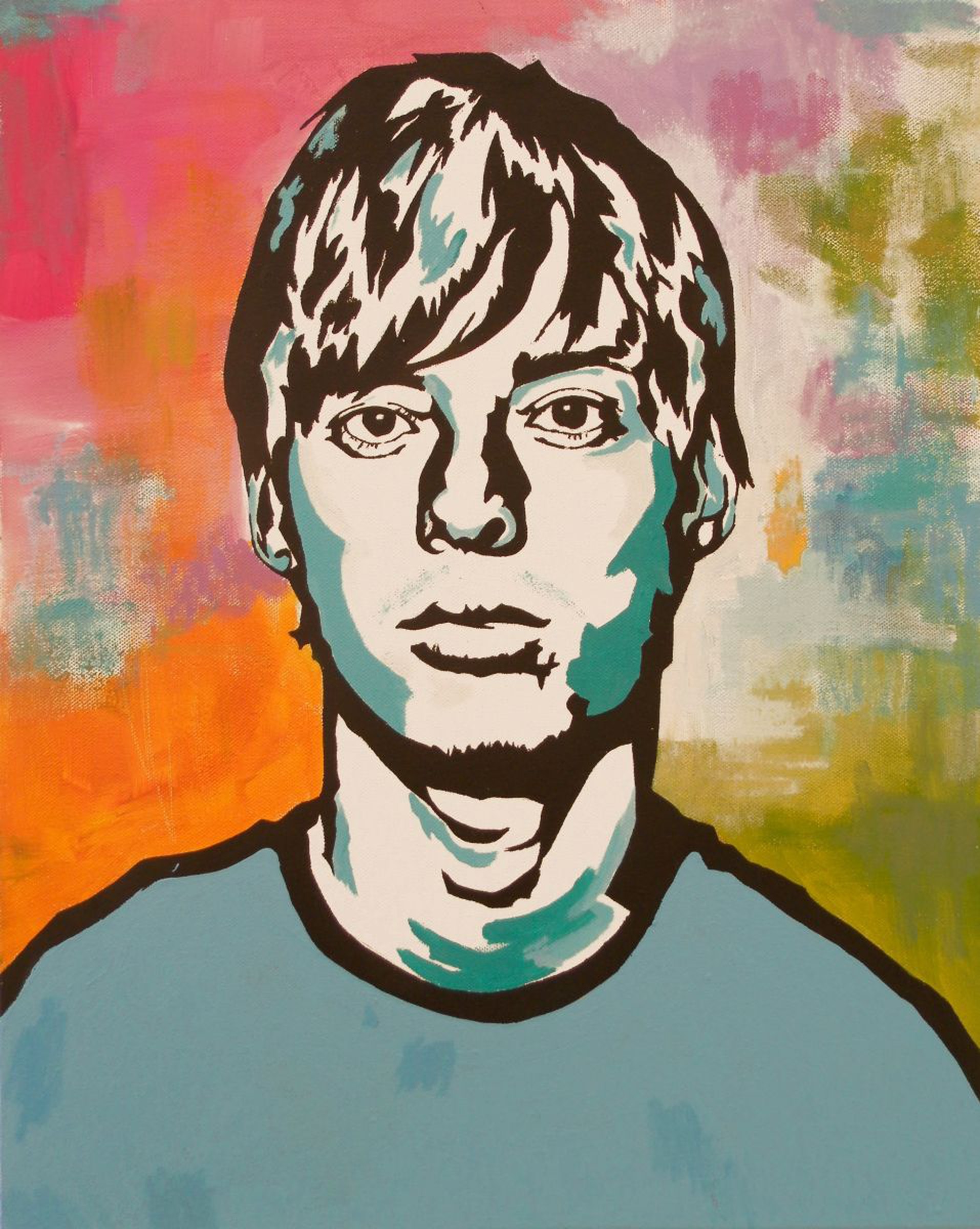 David Silva Portrait El Mago By Andrew Orton Artfinder