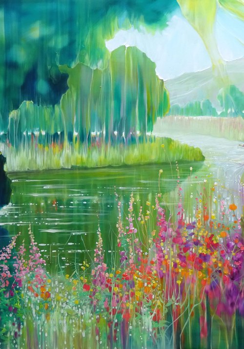 Spellbound River by Gill Bustamante