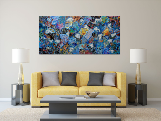 Abstract10 - 82x39in