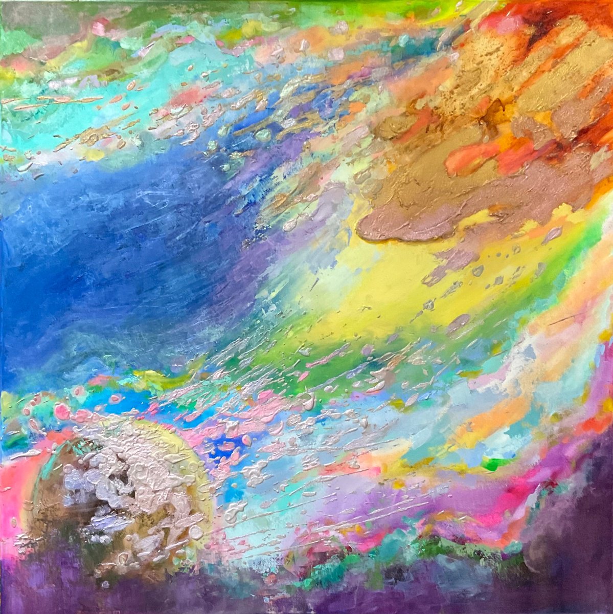 Symphonies Of The Big Space 4 By Vera Klimova, 31 X 31, Artwork For Sale On Artfinder