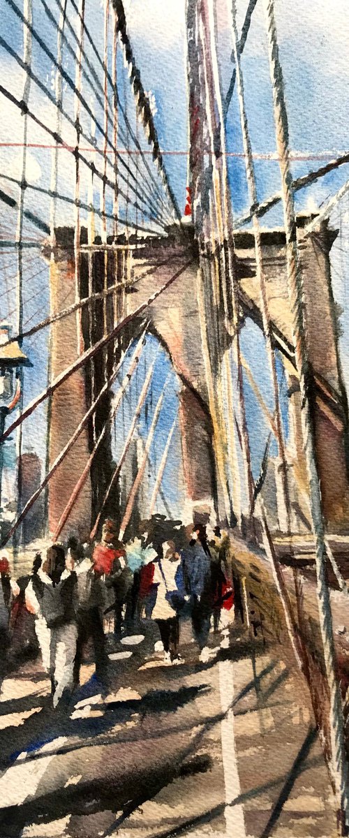Brooklyn Bridge walk by Monika Jones