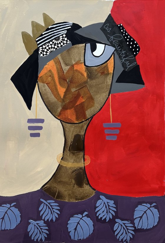 Boldly Herself (Diptych)