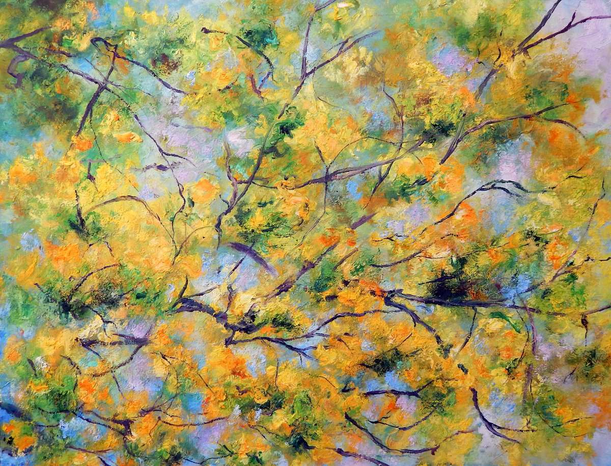 Lost in Yellow Leaves by Richard Freer