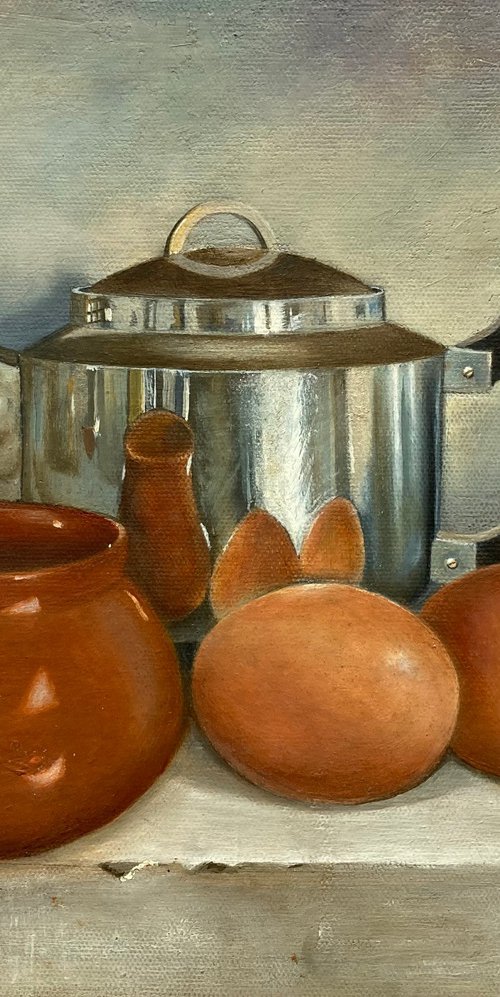 Teapot & Eggs by Priyanka Singh