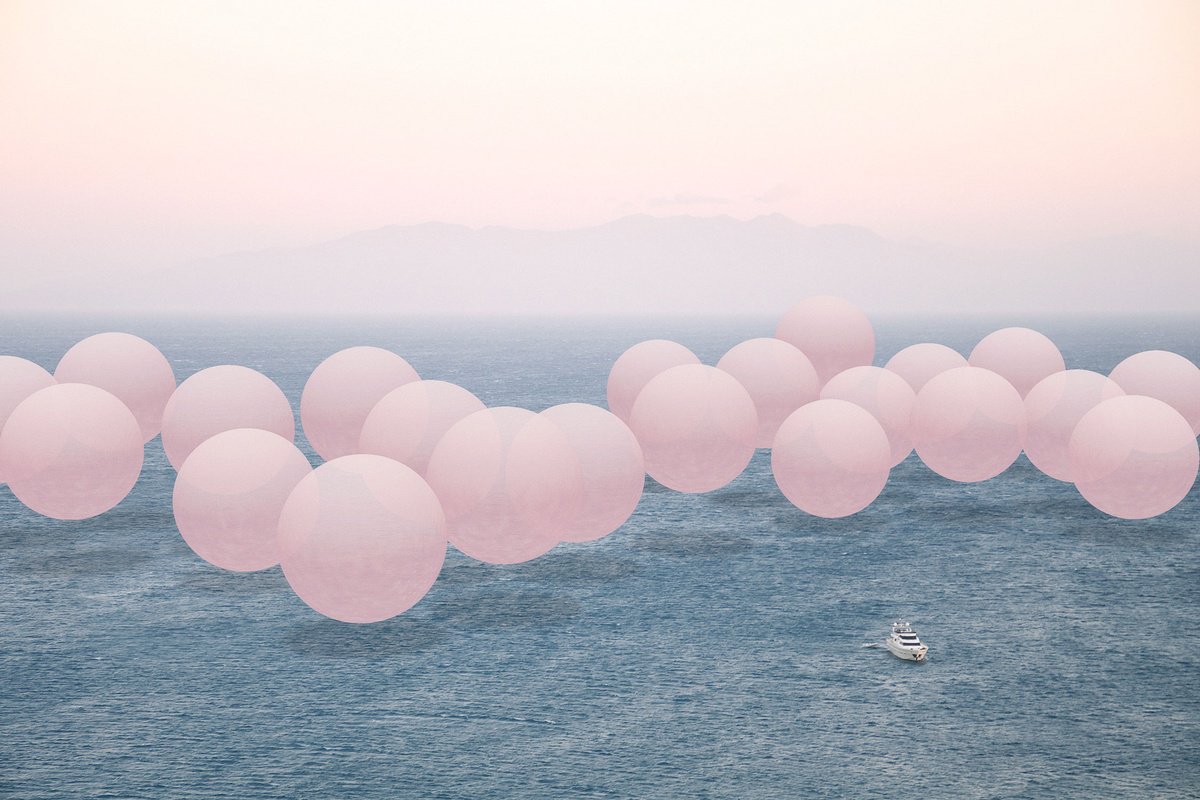 Surrealistic Landscape Photograph By Journey Gong, 24 X 16", Before Sunrise, Original Artwork